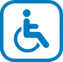 Symbol Behindertengerecht/ -freundlich